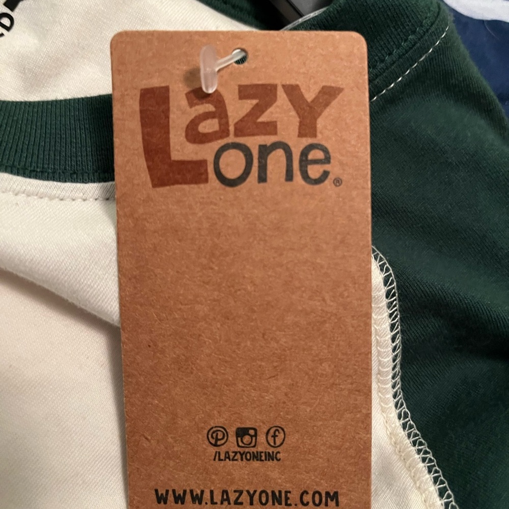 Christmas Holiday Pajama Shirt Unisex Size L: Lazy One Snowplace Like Home NWT - Picture 4 of 5